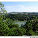 Pohled na Máchovo jezero