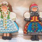 folklorní motiv, autor: Božena Buřičová