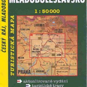 Mapa - Český ráj, Mladoboleslavsko